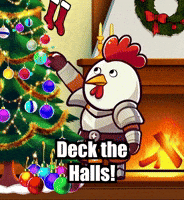 Deck The Halls Christmas GIF by Zorooster