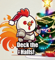 Deck The Halls Christmas GIF by Zorooster