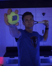 Mens Tennis GIF by DePaul Blue Demons