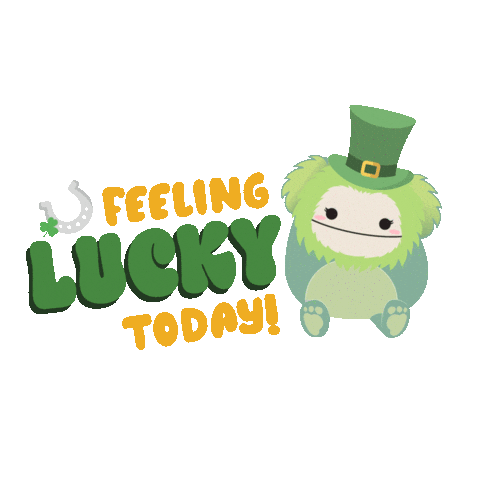 St Patricks Day Good Luck Sticker by Squishmallows