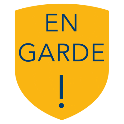 USJescrime logo fencing escrime en garde Sticker