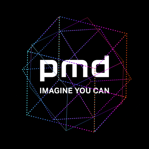 pmdtechnologies logo 3d cubes tof GIF