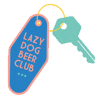 Road Trip Beer Sticker by Lazy Dog Restaurant & Bar