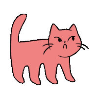 Mad Cat Sticker