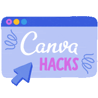 canva new post swipe up arrow peace Sticker