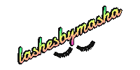 lashesbymasha lashes lashartist lashmaker lashextentions Sticker
