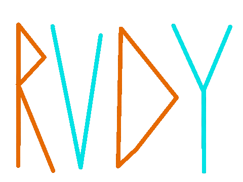 Rudy Sticker by The Art Plug