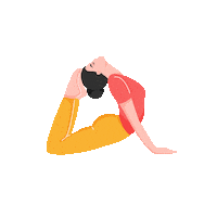 Yoga Sticker by Mika