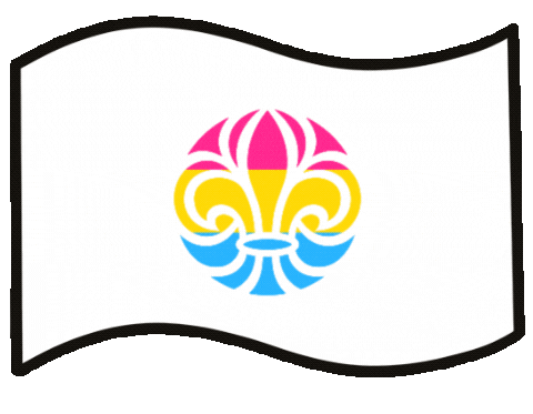 Flag Sticker by Scouterna