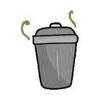 Trash Garbage Sticker