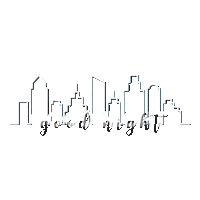 Good Night Cat Sticker