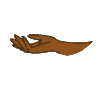 Hand Sticker by The Den