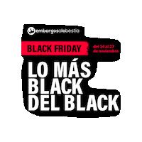 Ofertas Black Friday Sticker by Embargosalobestia