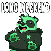 Long Weekend Happy Dance Sticker by SuperVerse