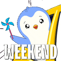 Happy Its Friday Sticker by Pudgy Penguins