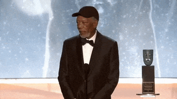 Morgan Freeman An Entire Litany Of Thank You GIF by SAG Awards