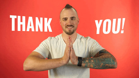 thank u GIF by StickerGiant