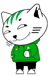 Cat Lover Gofood Sticker by Gojek Indonesia
