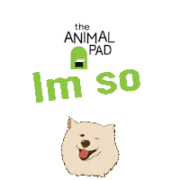 Happy Dog Sticker by theanimalpad