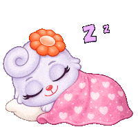 Sleepy Good Night Sticker by Lucas and Friends by RV AppStudios