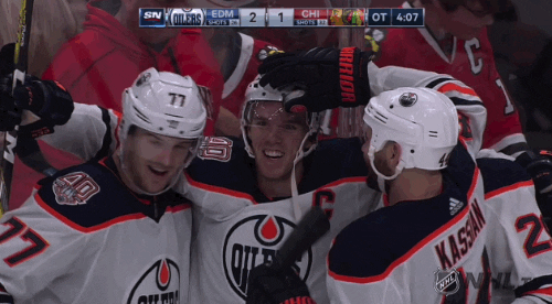 ice hockey hug GIF by NHL