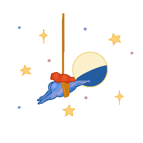 somethingstokeep giphyupload space flying cosplay Sticker