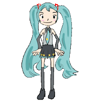 Hatsune Miku Hello Sticker
