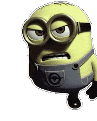 Minion Glare Sticker