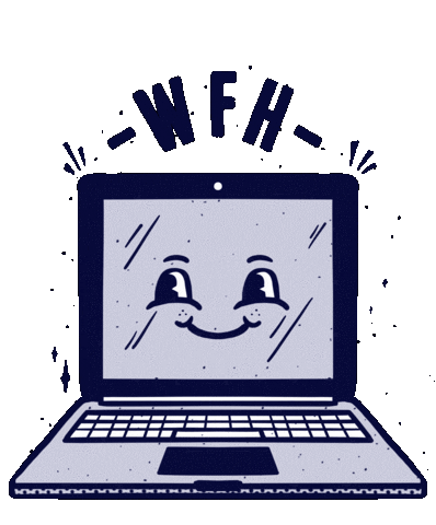 click_je giphyupload work home apple Sticker