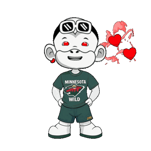 Minnesota Wild Sticker by Zhot Shop