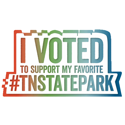 Vote Tsp Sticker by Tennessee State Parks