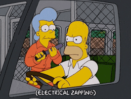 homer simpson prison bus GIF