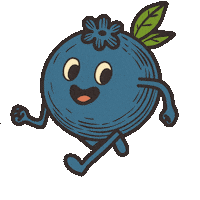 Blueberry Sticker by Visit Camarillo