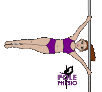 Polefitness Polestrong Sticker by The Pole Physio