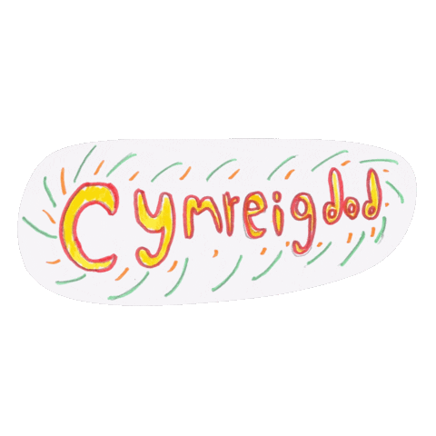 Cymraeg Sticker by Menter Iaith Rhondda Cynon Taf