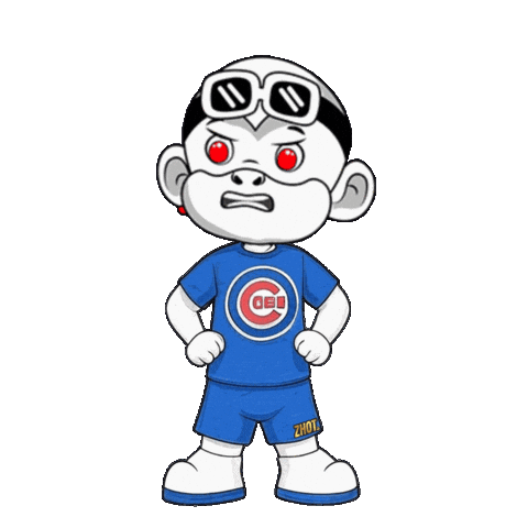 Disappointed Chicago Cubs Sticker by Zhot