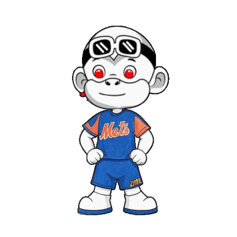 Confused New York Mets Sticker by Zhot