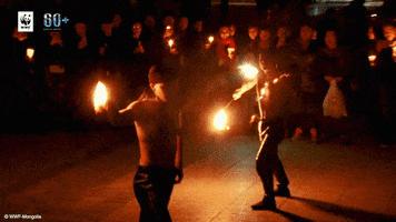 fire wow GIF by Earth Hour