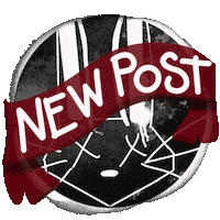 New Post Bunny Sticker