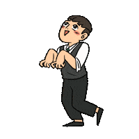 threemuggles jacky dinasour 三個麻瓜 threemuggles Sticker