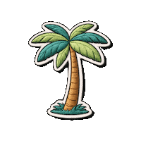 beyond9to5_travel summer sticker travel beach Sticker
