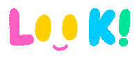 eyes look Sticker by MIS0HAPPY