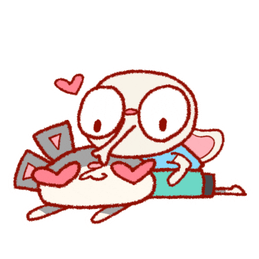 Cuddle Love Sticker