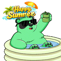 Summer Time Swimming Sticker by SuperVerse