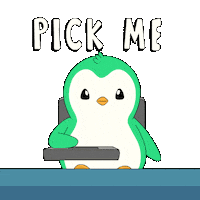 Pick Me Raise Your Hands Sticker by Abster