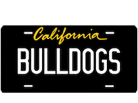 Batta-fulkerson california dan bulldog bulldogs Sticker