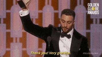 Aaron Taylor Johnson Thank You GIF by Golden Globes