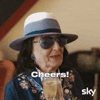 Cheers Wow GIF by Sky Deutschland