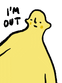 Katimali im out resigned kasidruk Sticker
