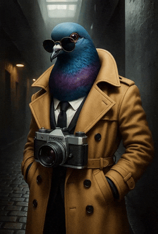 Spy Pigeon GIF